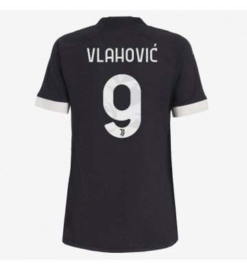 Juventus Dusan Vlahovic #9 Tredjedrakt Kvinner 2023-24 Kortermet
